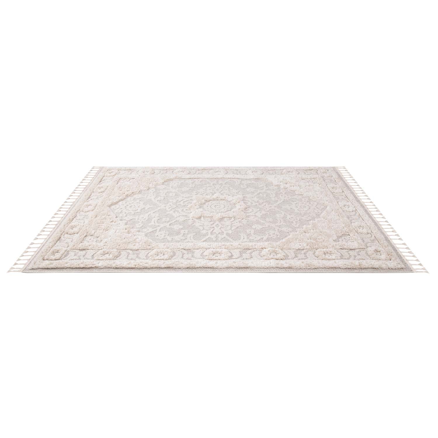 Deco Tapis Tapis Boho Chic à Franges Tressées