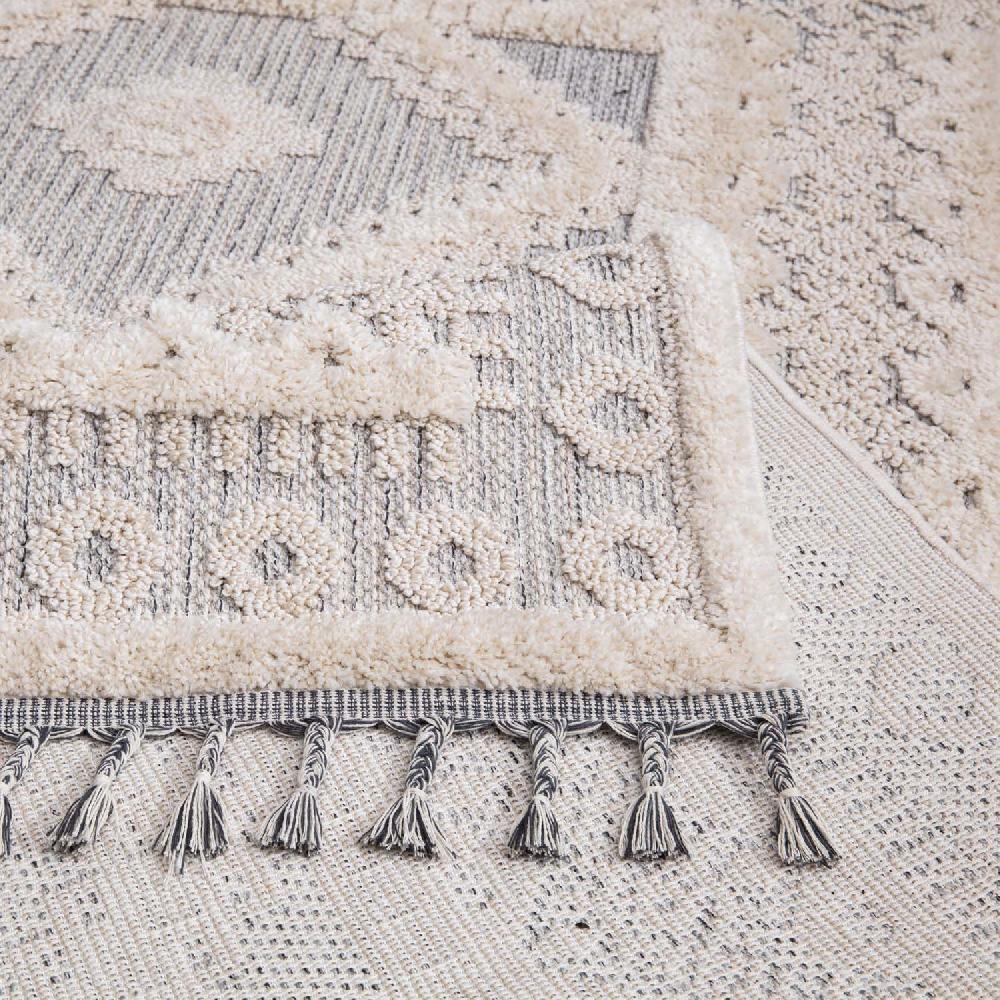 Deco Tapis Tapis Boho Chic à Franges Tressées