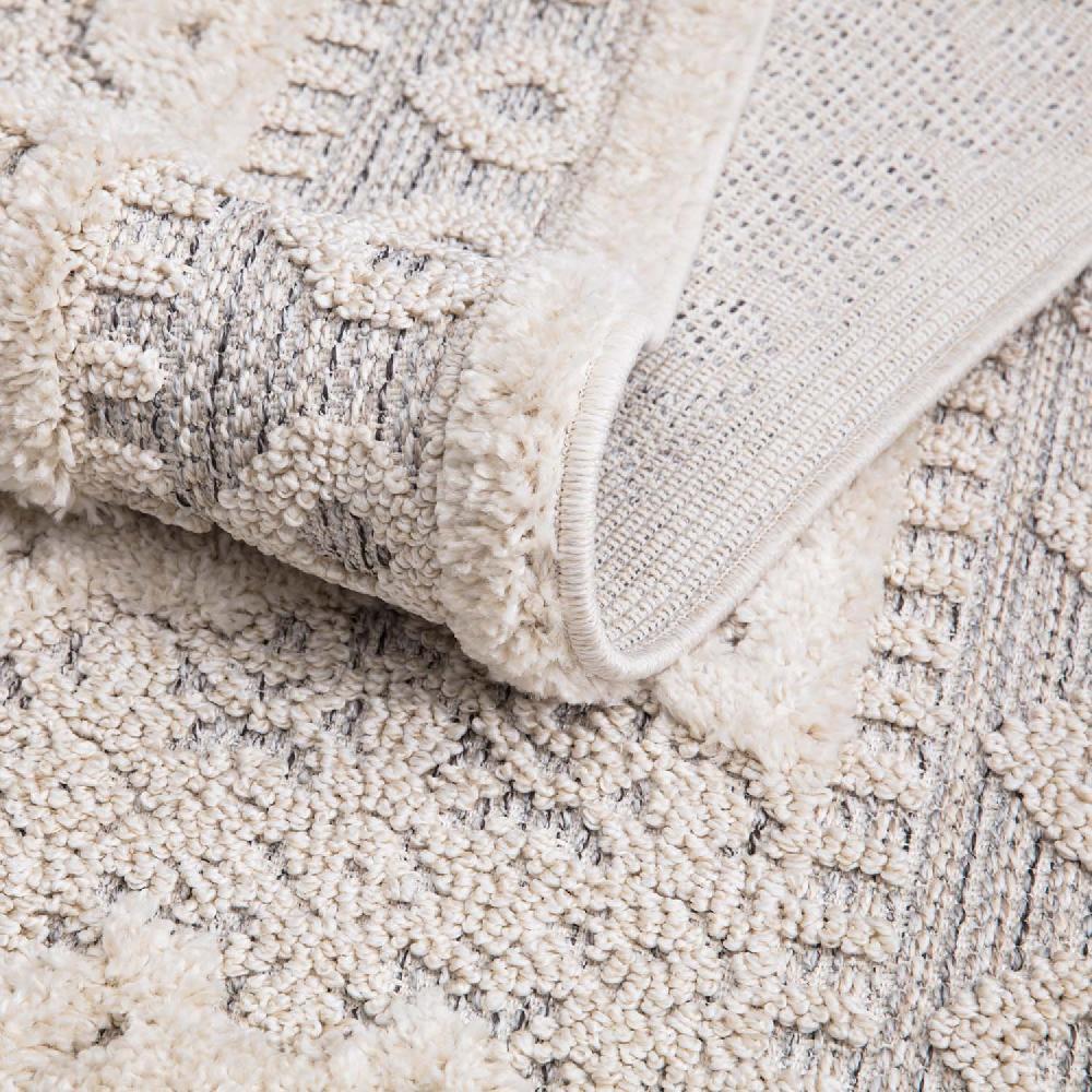 Deco Tapis Tapis Boho Chic à Franges Tressées