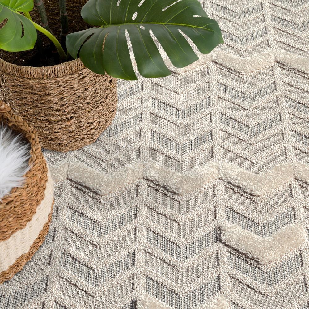 Deco Tapis Tapis Boho Chic à Franges Tressées