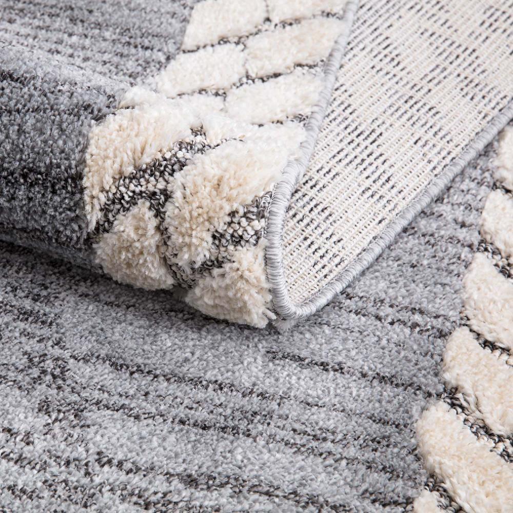 Deco Tapis Tapis Boho Chic à Franges Tressées