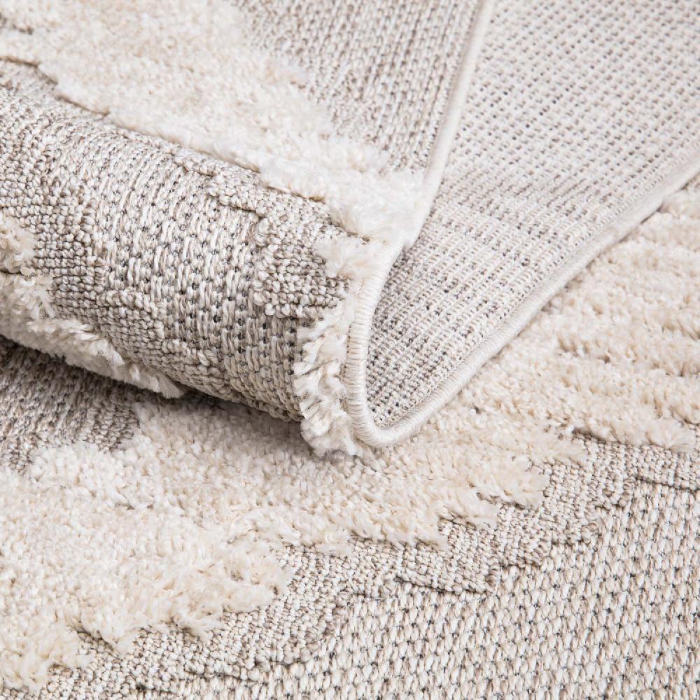 Deco Tapis Tapis Boho Chic à Franges Tressées