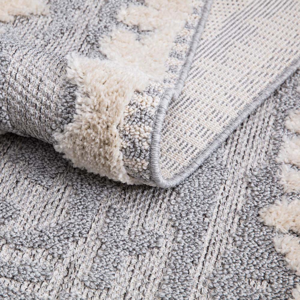 Deco Tapis Tapis Boho Chic à Franges Tressées