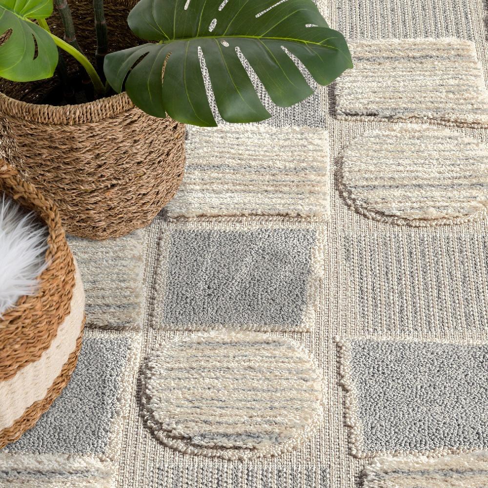 Deco Tapis Tapis Boho Chic à Franges Tressées