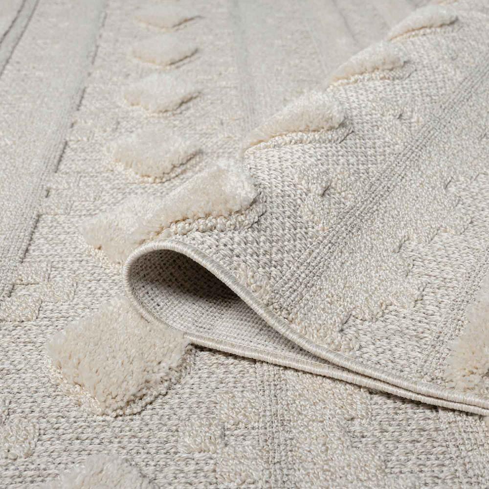 Deco Tapis Tapis Boho Chic à Franges Tressées