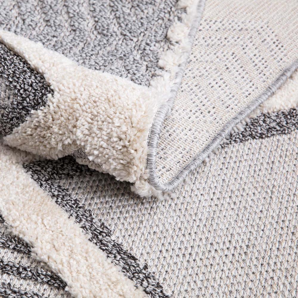 Deco Tapis Tapis Boho Chic à Franges Tressées