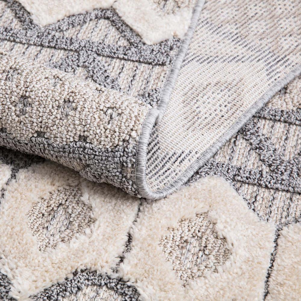 Deco Tapis Tapis Boho Chic à Franges Tressées