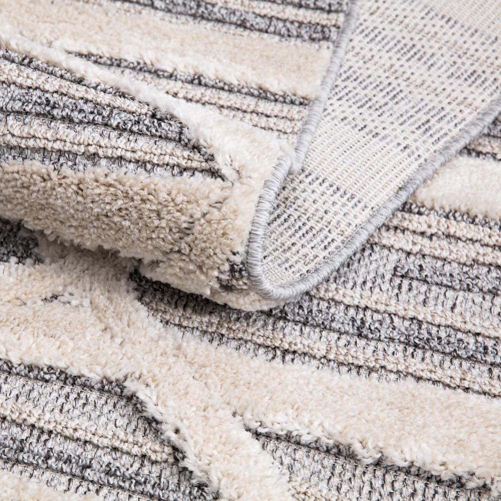 Deco Tapis Tapis Boho Chic à Franges Tressées