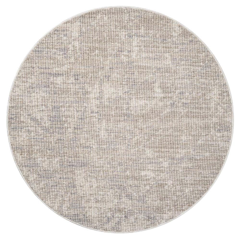 deco tapis Tapis Boho rond laineux Beige