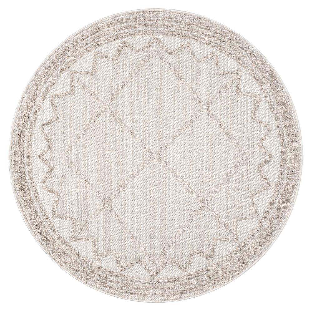 deco tapis Tapis Ethnique laineux relief Beige