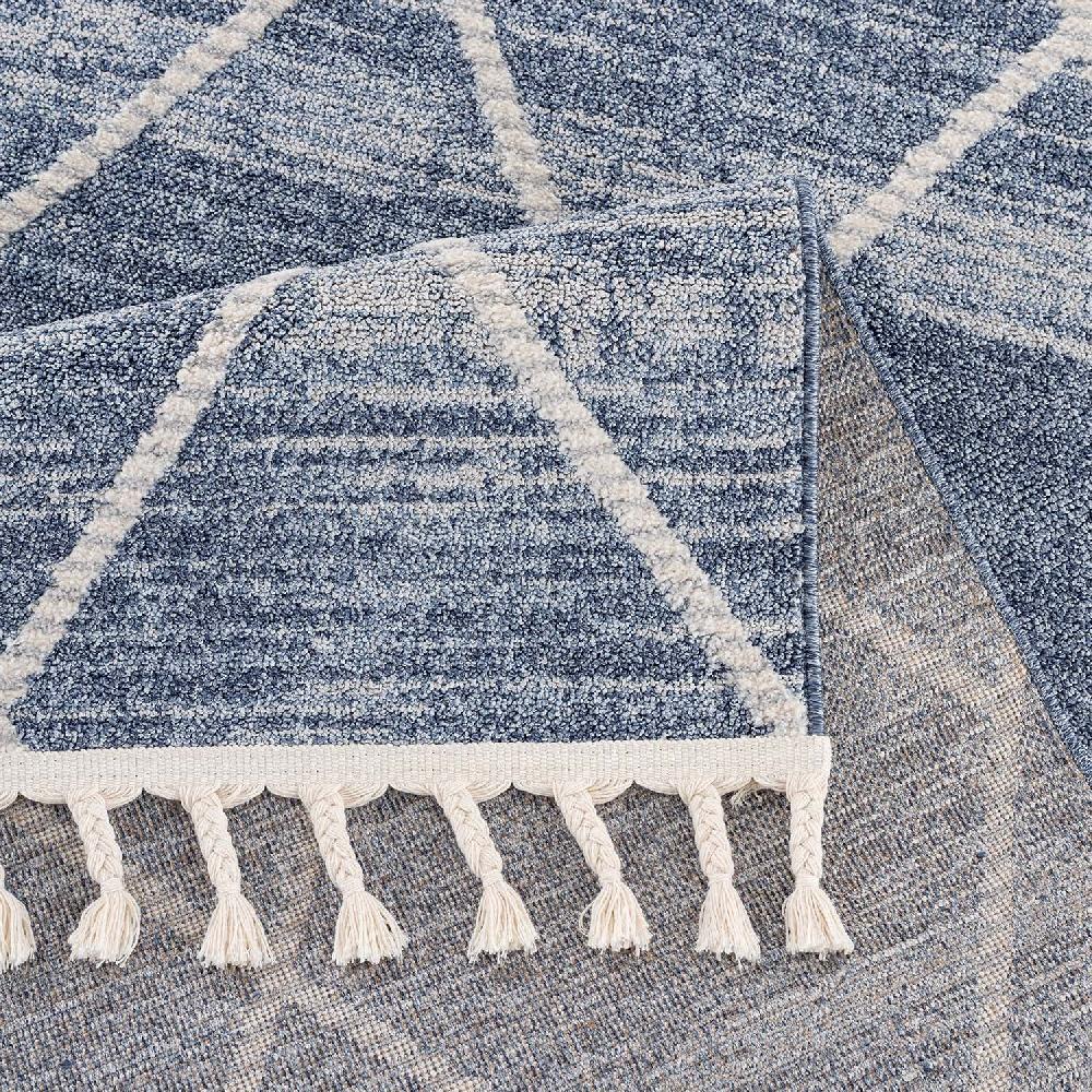 Deco Tapis Tapis Géométrique à Franges Tressées