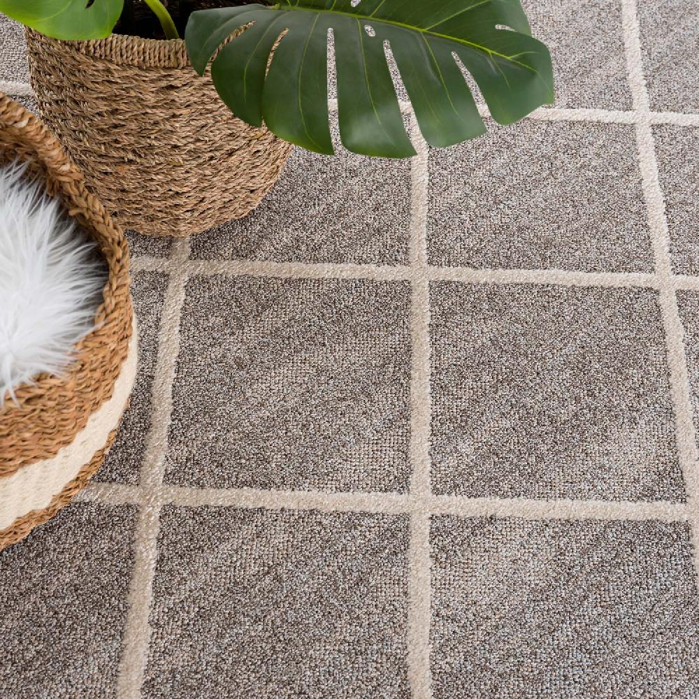 Deco Tapis Tapis Géométrique à Franges Tressées