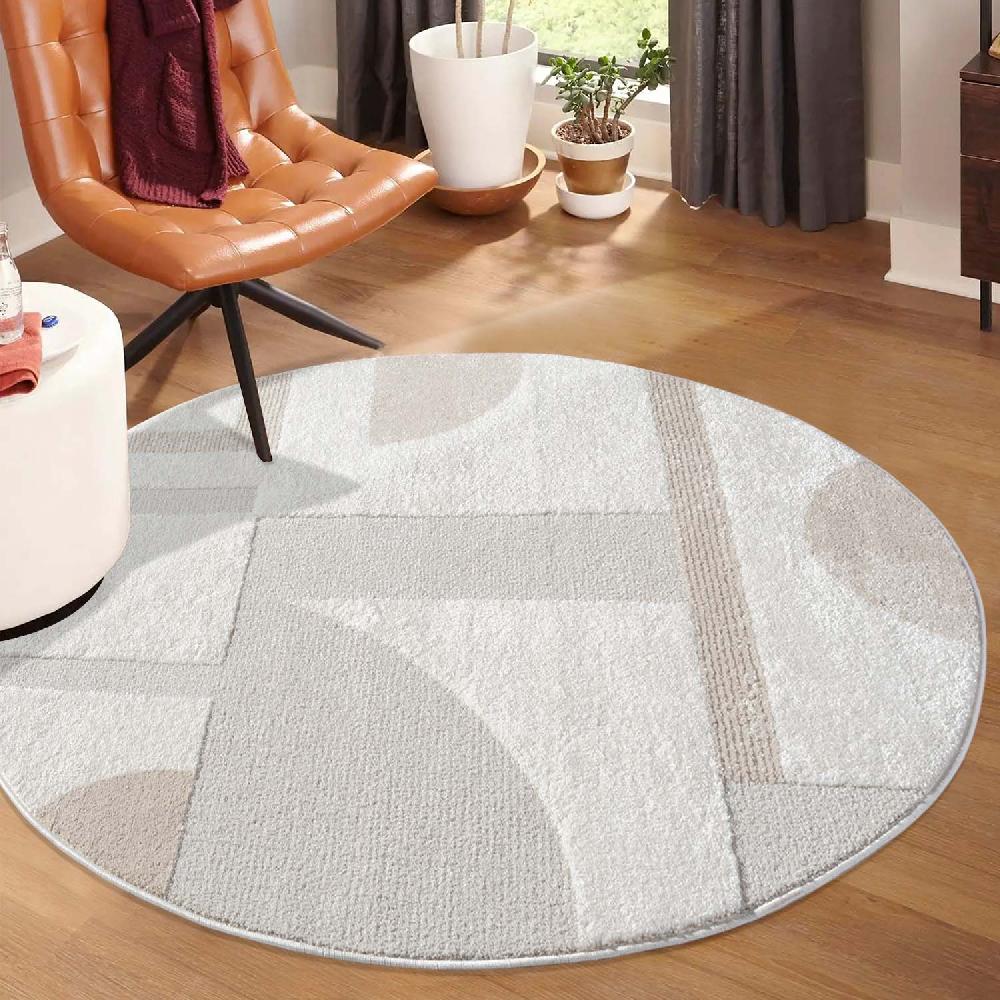 deco tapis Tapis JAPAN Rond à motifs 3D en relief