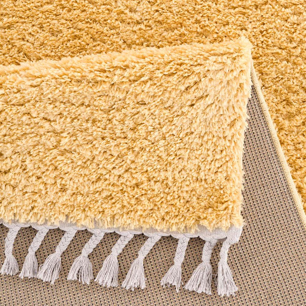 Deco Tapis Tapis Moelleux à Franges Tressées