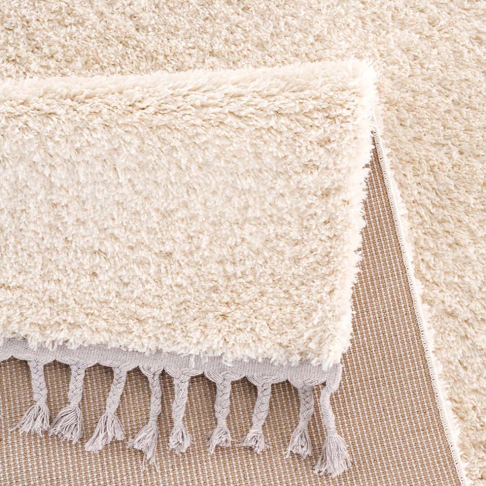 Deco Tapis Tapis Moelleux à Franges Tressées