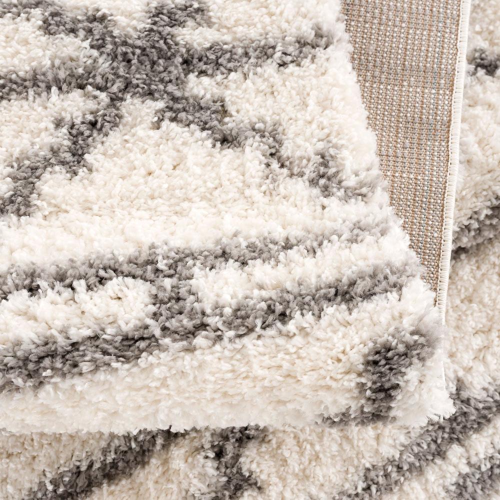 Deco Tapis Tapis Moelleux à Franges Tressées Rust