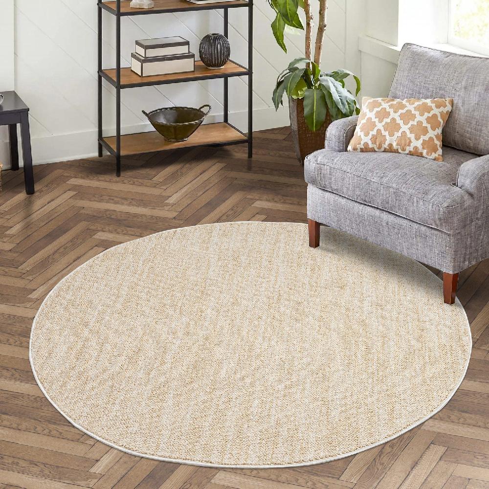 Deco Tapis Tapis Nova Laineux Relief Jaune