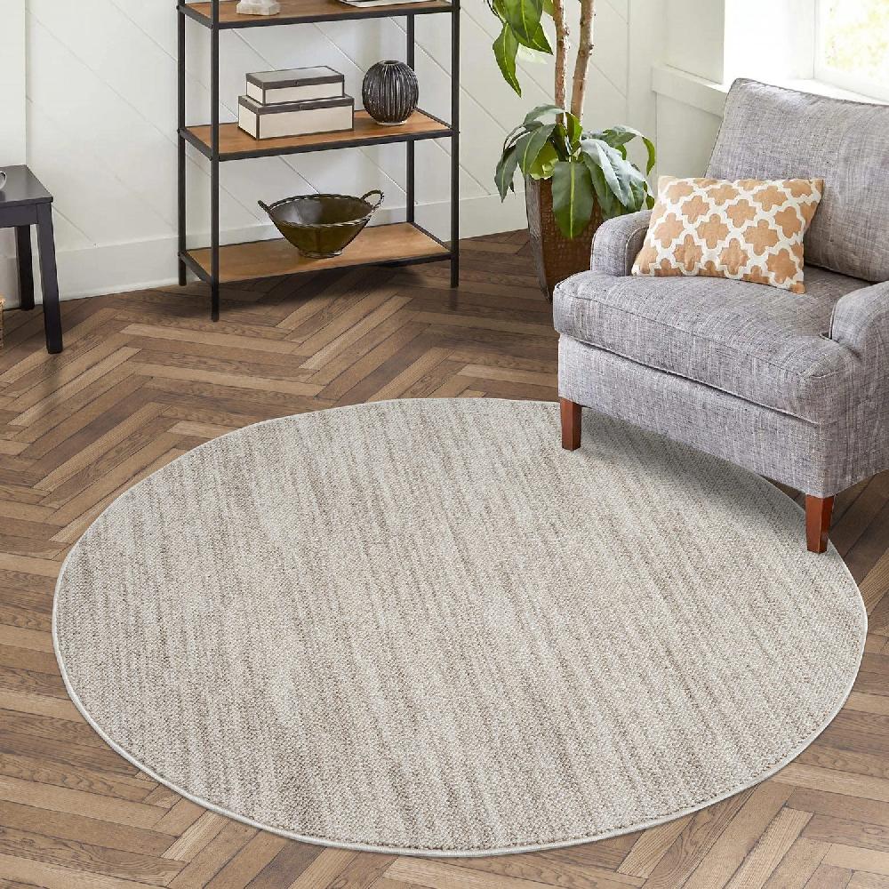 Deco Tapis Tapis Nova Laineux Relief Taupe