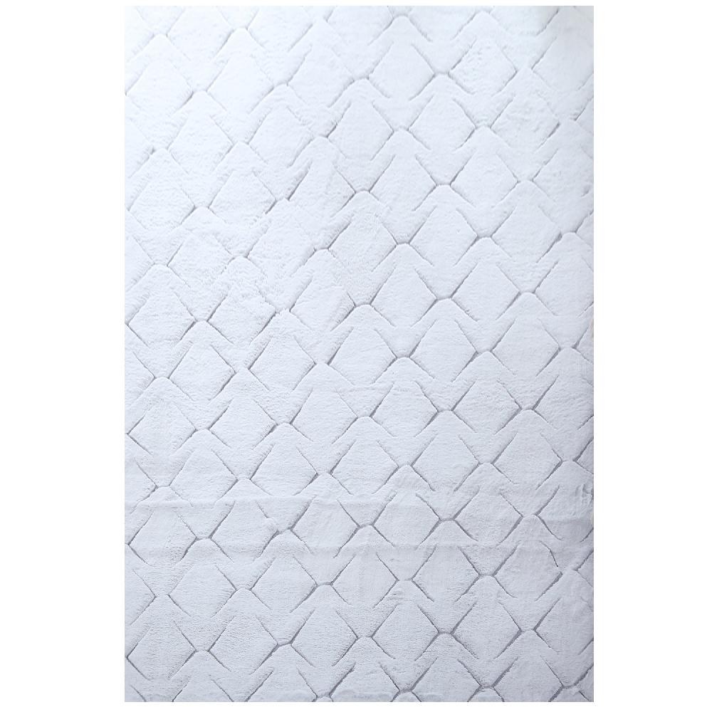 deco tapis Tapis Peluche Doux à Relief Losange