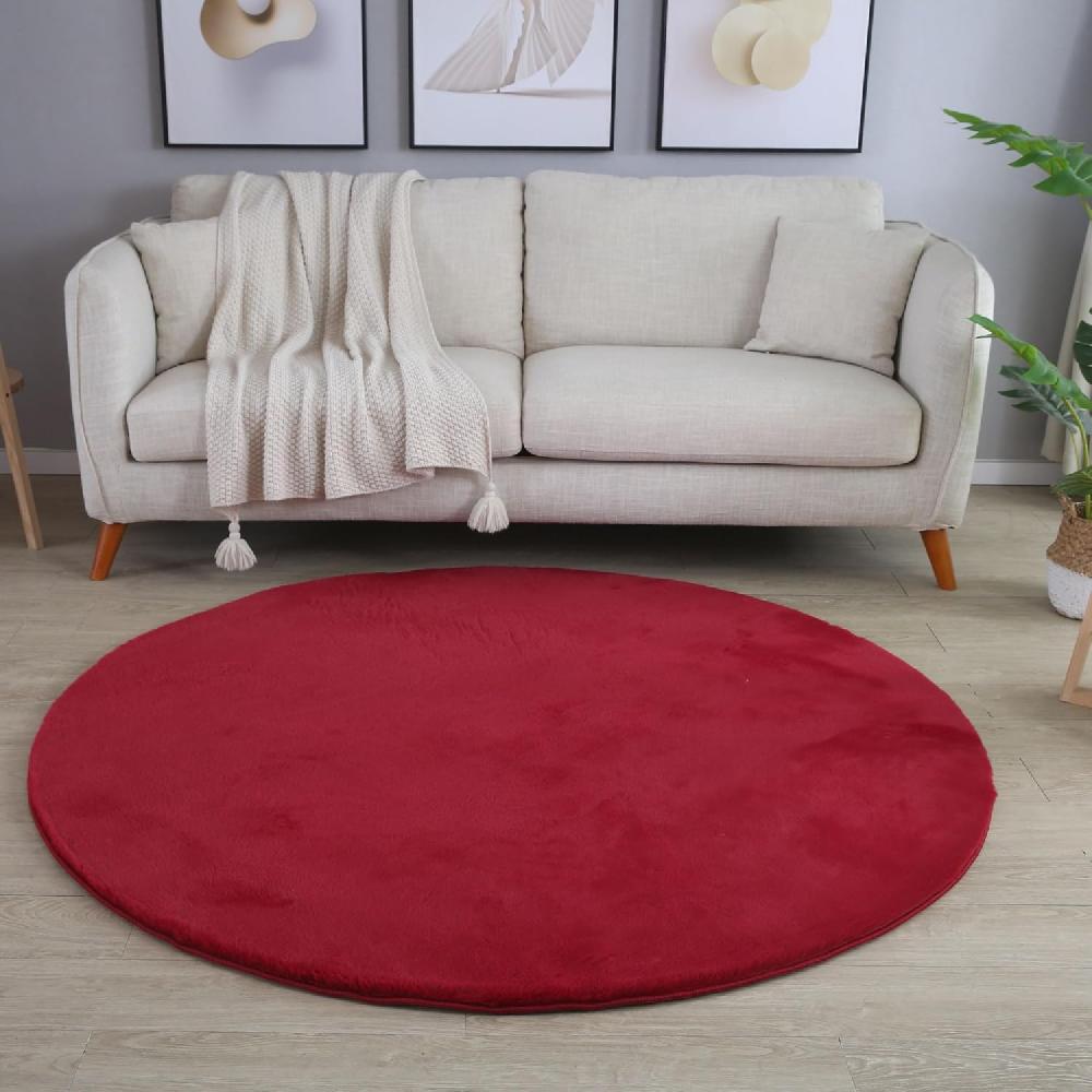 deco tapis Tapis rond fausse Fourrure toucher doux