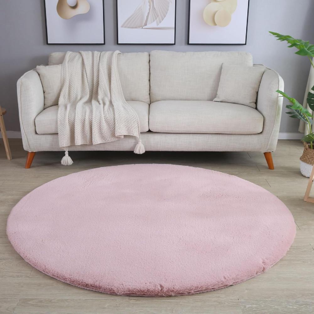 deco tapis Tapis rond fausse Fourrure toucher doux