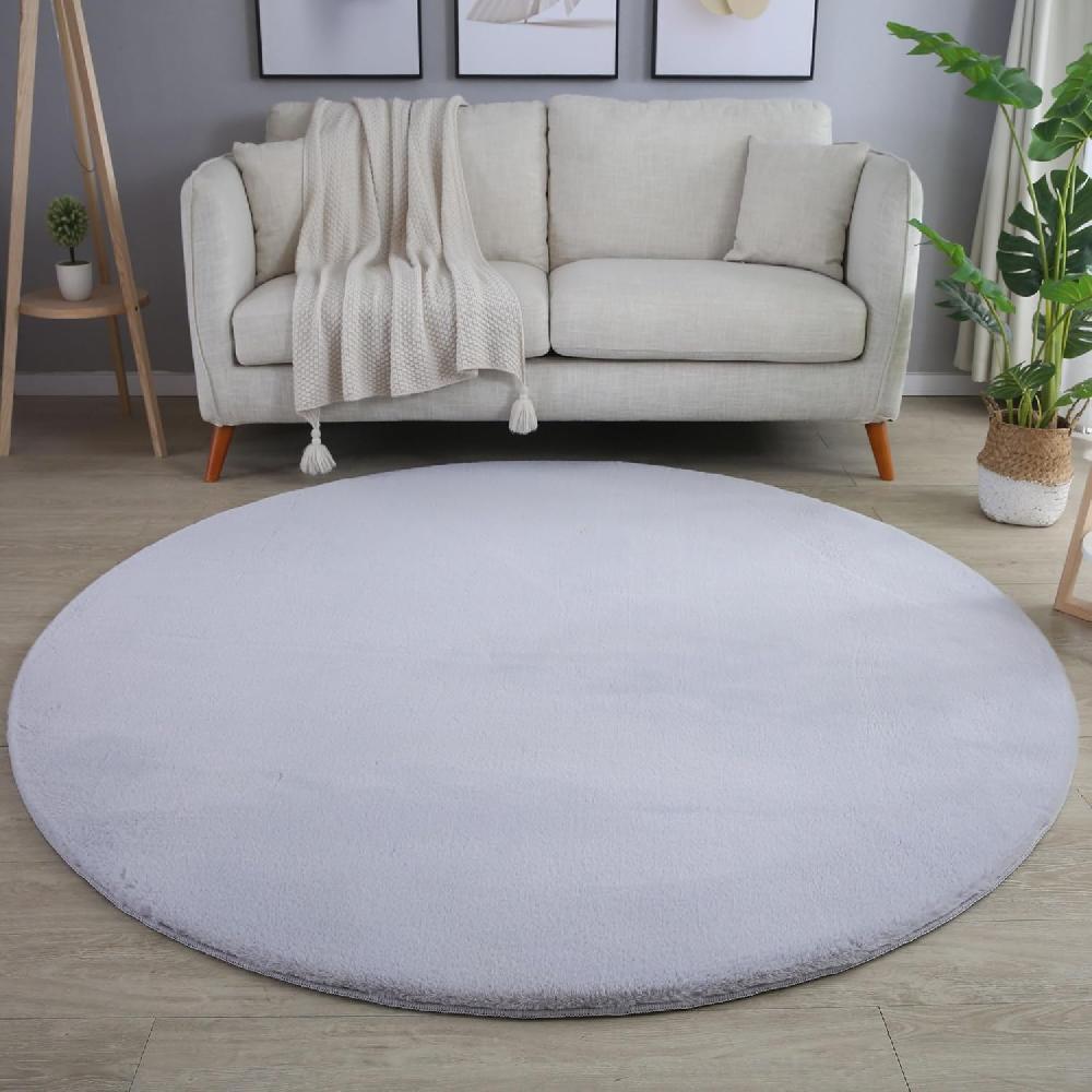 deco tapis Tapis rond fausse Fourrure toucher doux