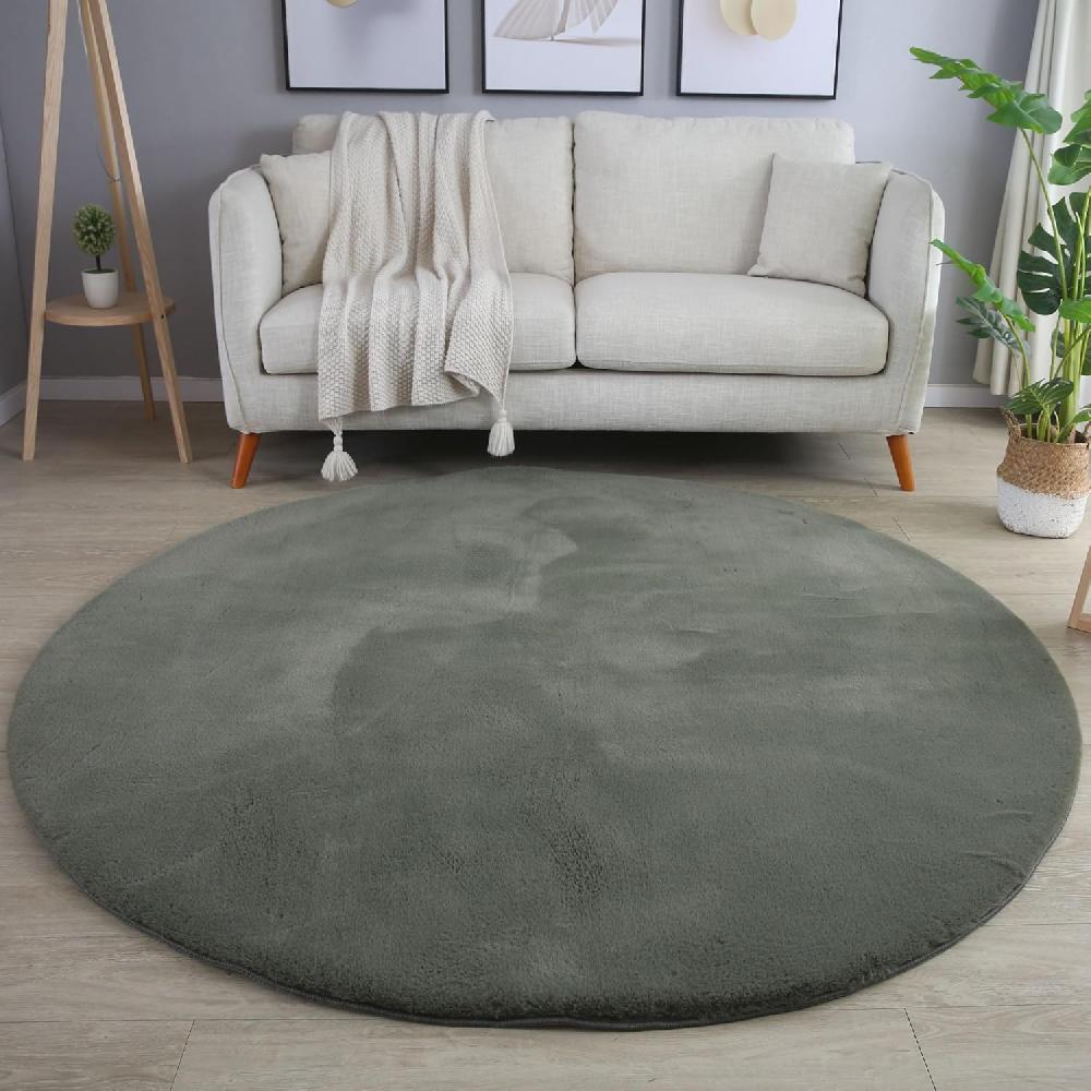 deco tapis Tapis rond fausse Fourrure toucher doux