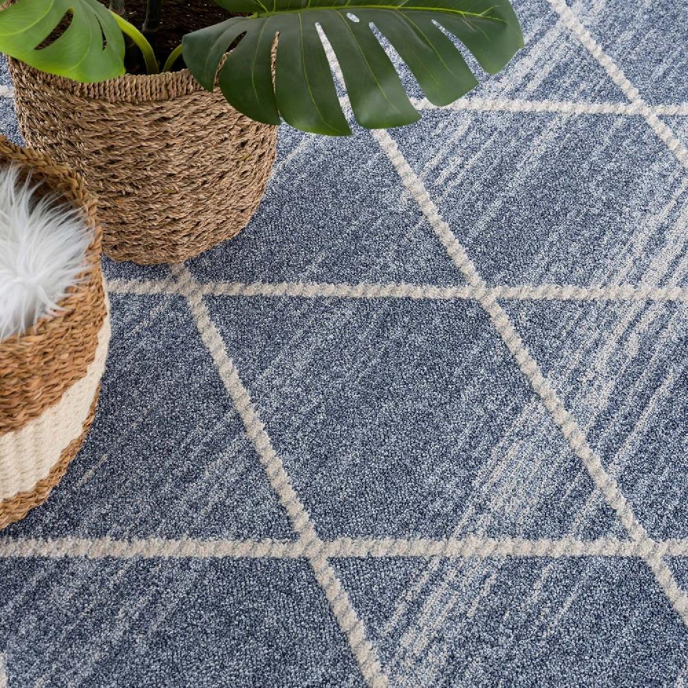 Deco Tapis Tapis Rond Géométrique Tressées