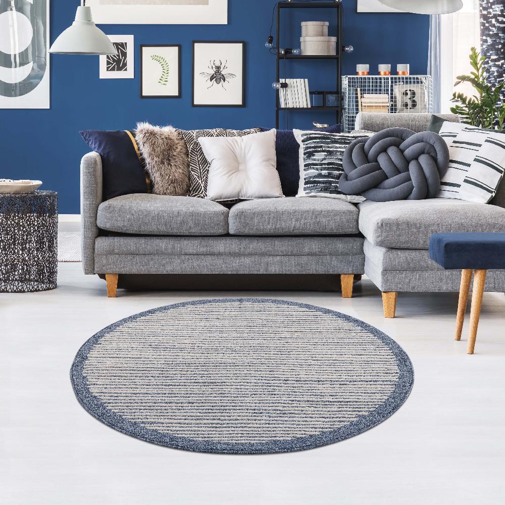 deco tapis Tapis rond Scandinave tressées