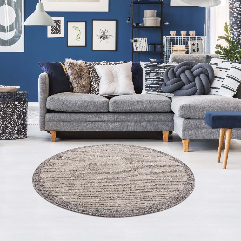deco tapis Tapis rond Scandinave tressées