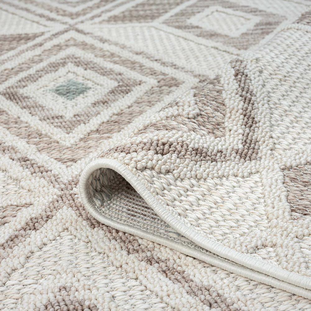 Deco Tapis Tapis Rond Sisal Bouclé à Relief CUBE