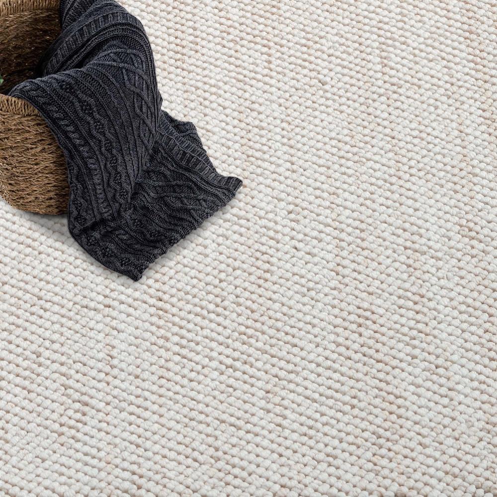 Deco Tapis Tapis Rond Sisal Bouclé à Relief UNI