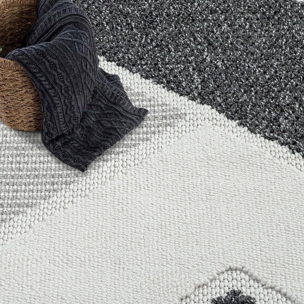 Deco Tapis Tapis Rond Sisal Bouclé à Relief VIKY