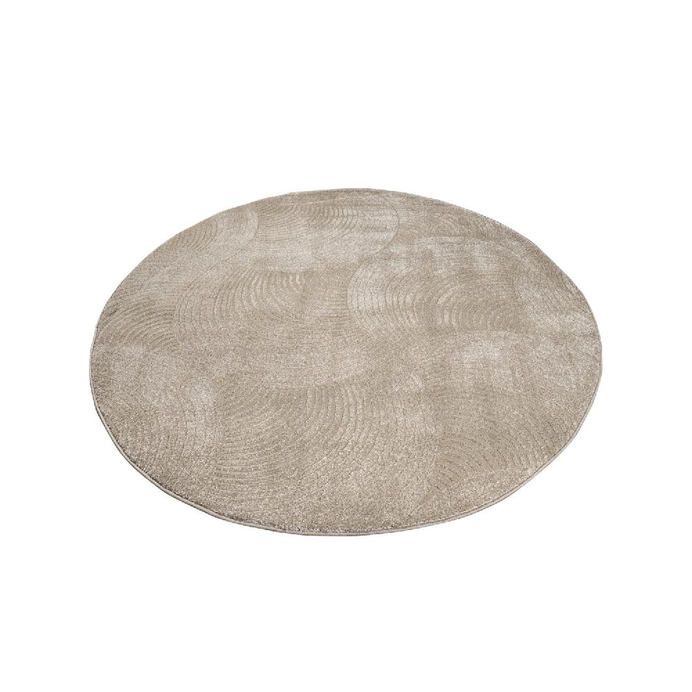 Deco Tapis Tapis Rond Uni à Motifs Arc En Relief