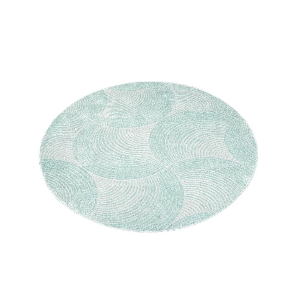 Deco Tapis Tapis Rond Uni à Motifs Arc En Relief