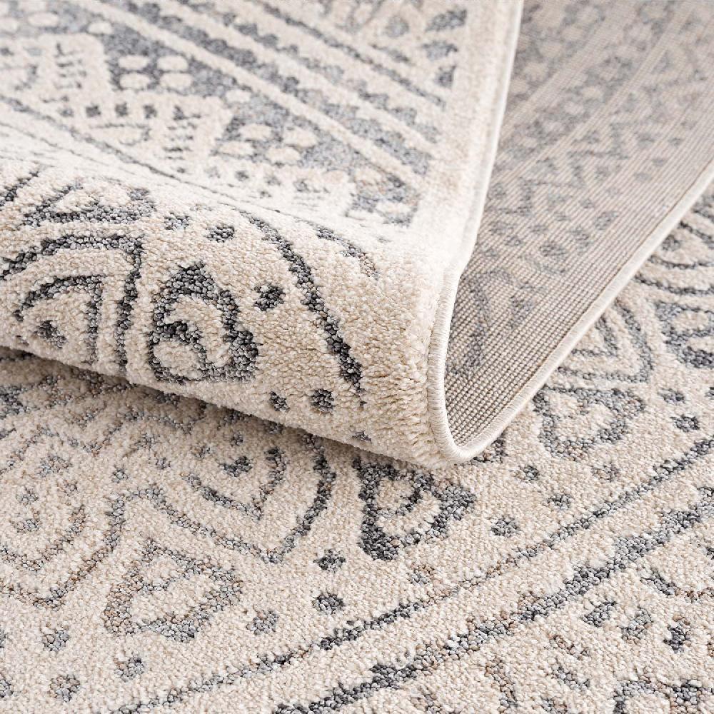 Deco Tapis Tapis Scandinave à Franges Tressées