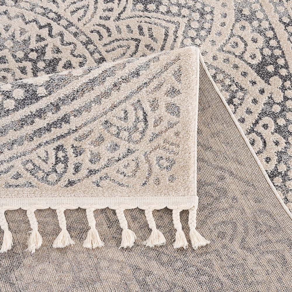 Deco Tapis Tapis Scandinave à Franges Tressées
