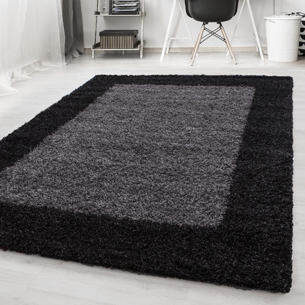 deco tapis Tapis Shaggy à Bordures