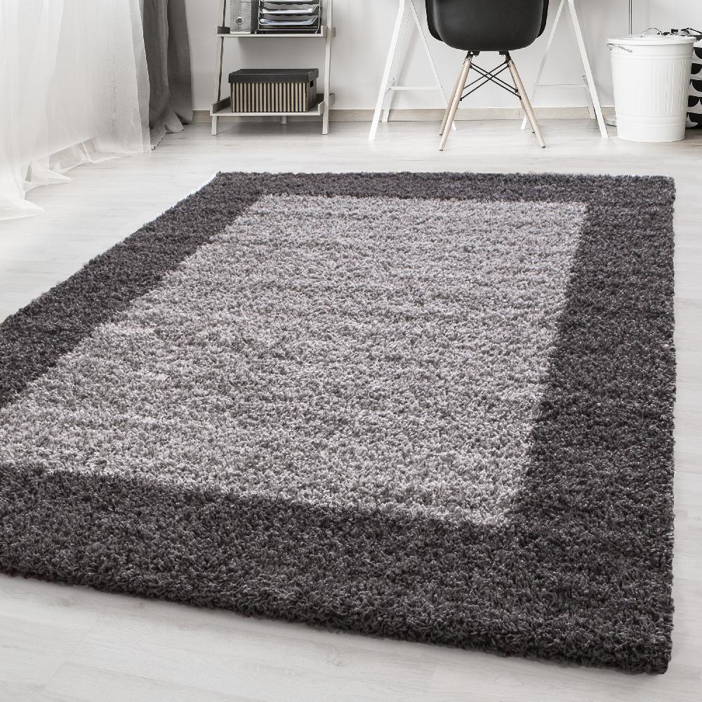 deco tapis Tapis Shaggy à Bordures