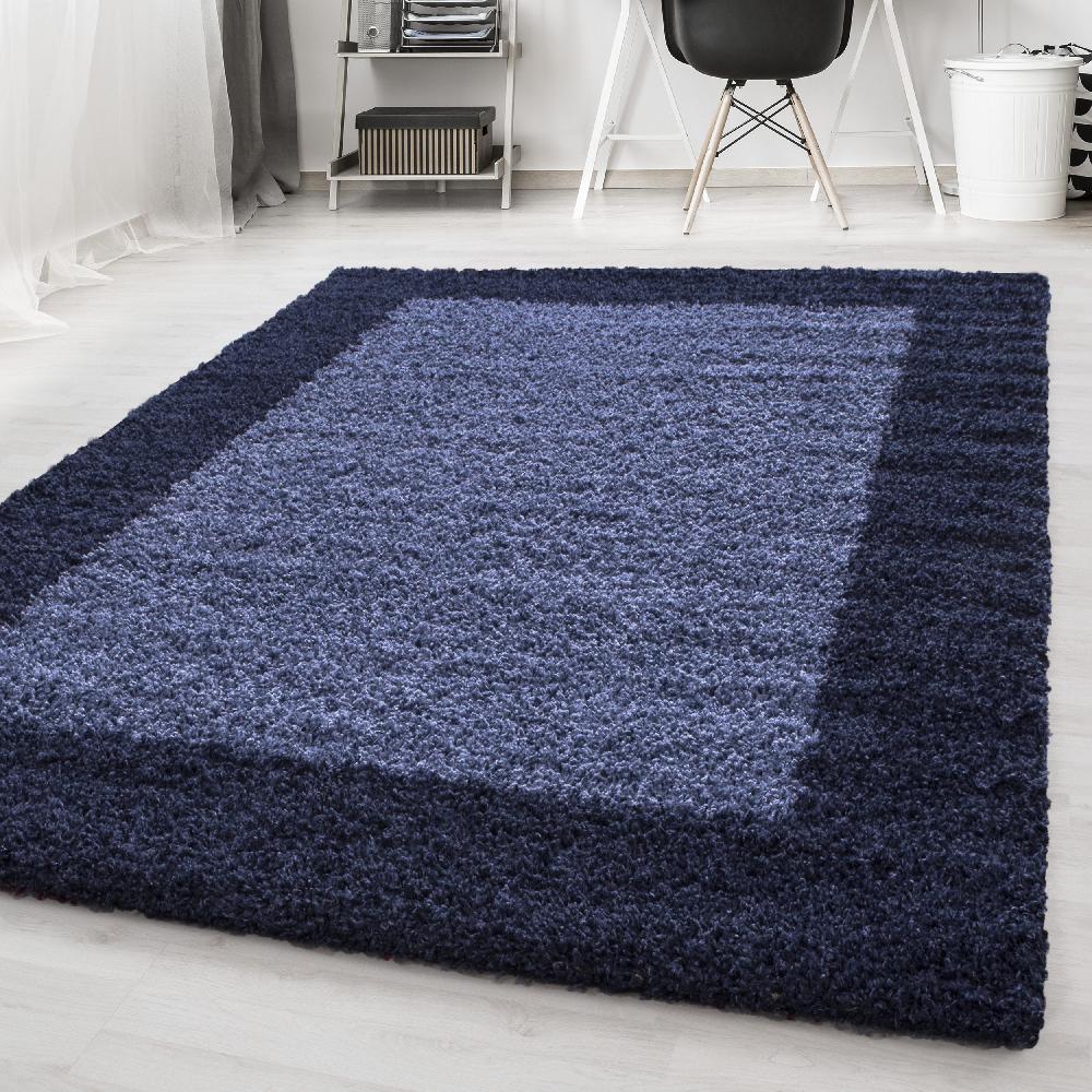 deco tapis Tapis Shaggy à Bordures