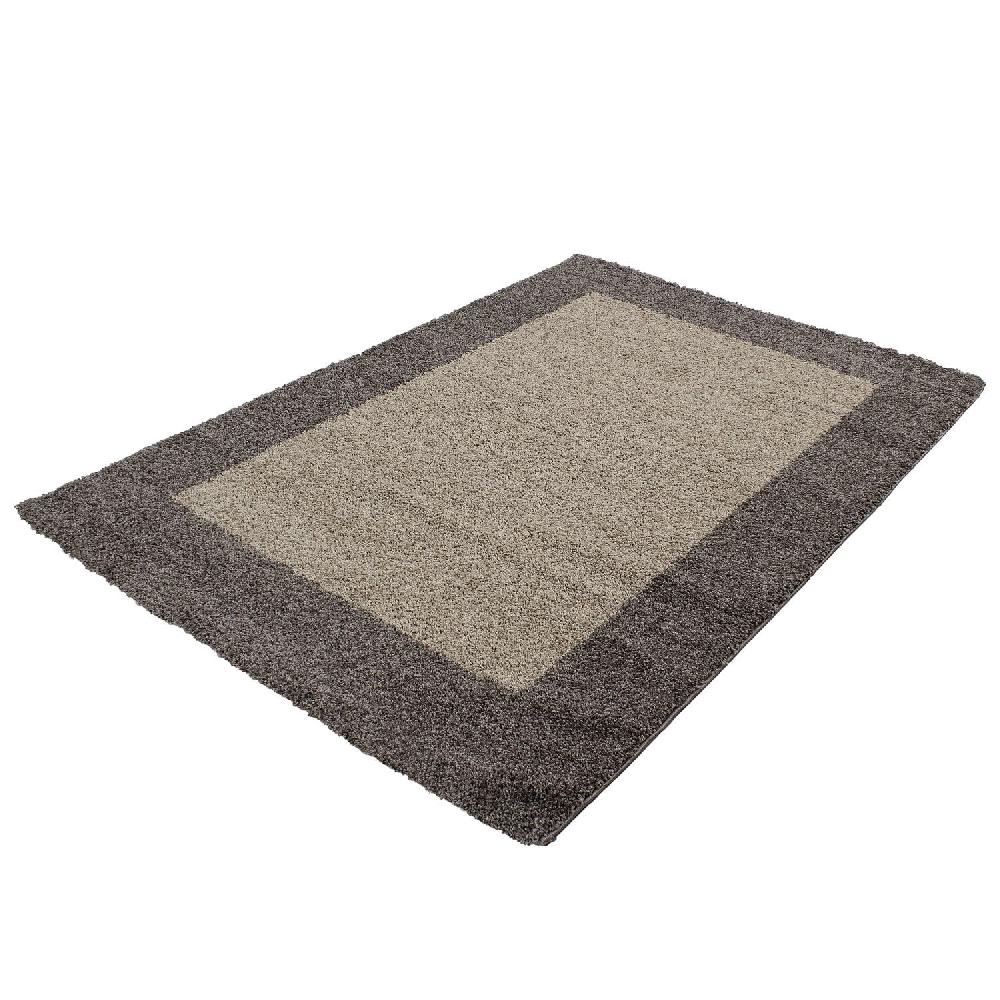 Deco Tapis Tapis Shaggy à Bordures