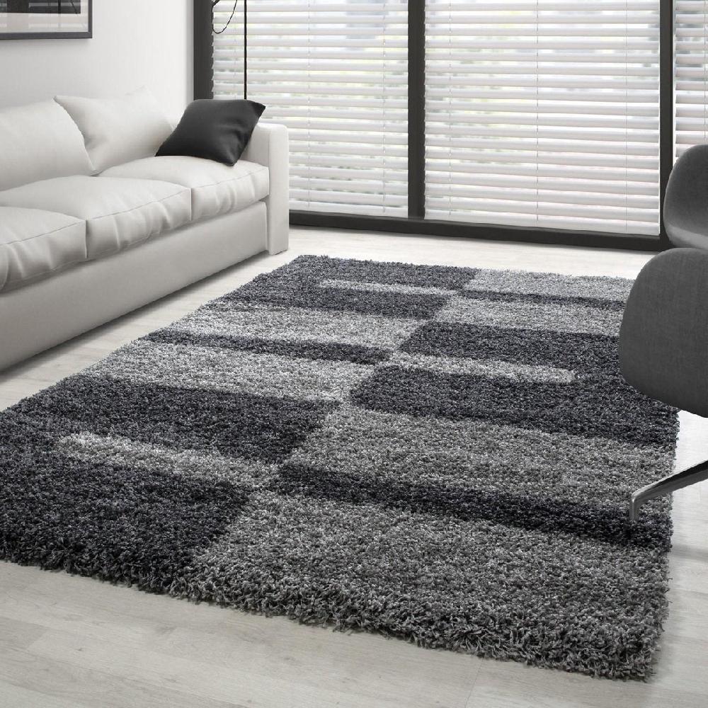 deco tapis Tapis Shaggy à motifs Traits