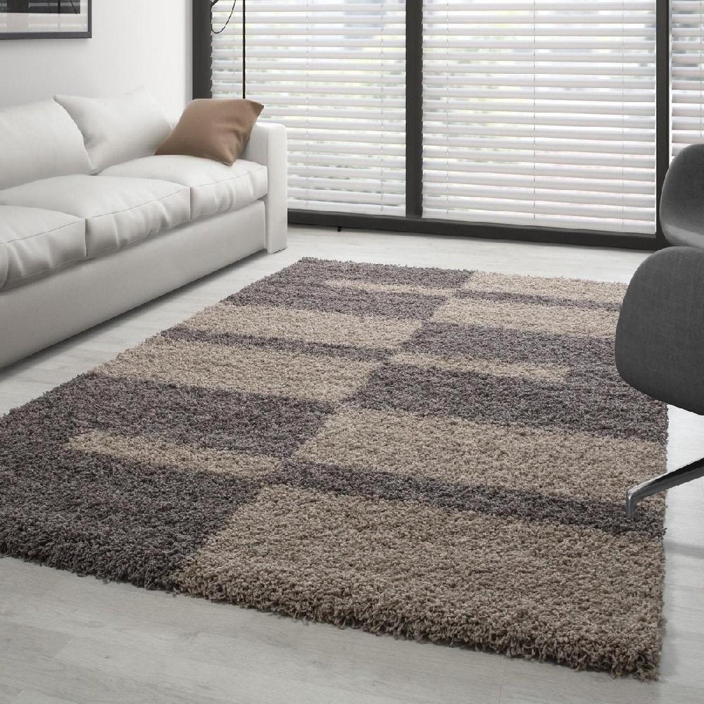 deco tapis Tapis Shaggy à motifs Traits