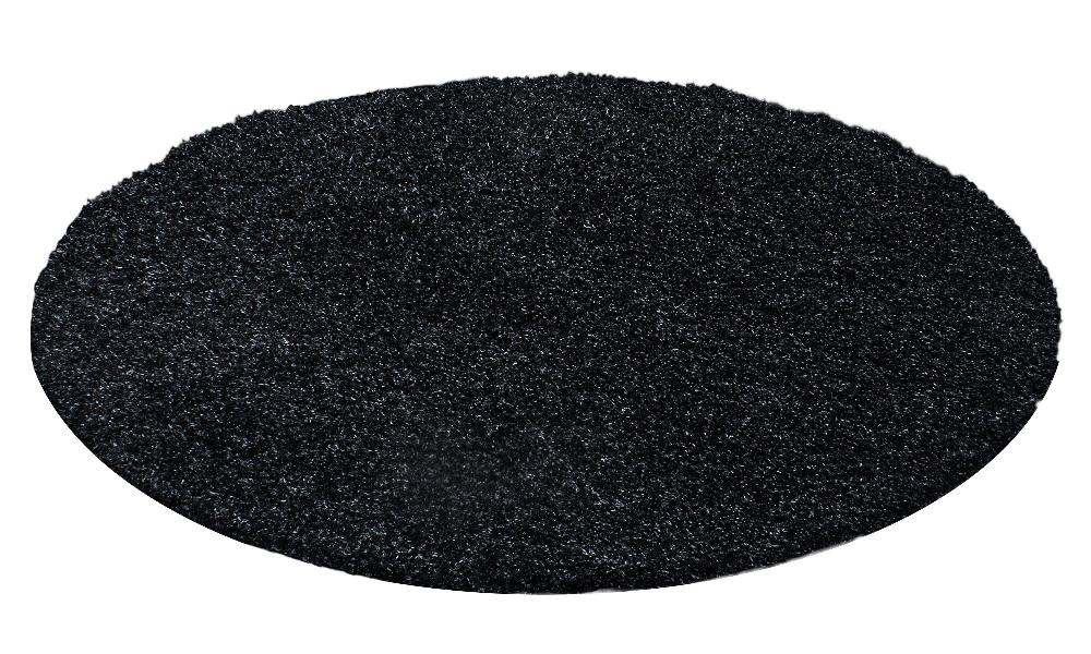 Deco Tapis Tapis Shaggy Uni Rond