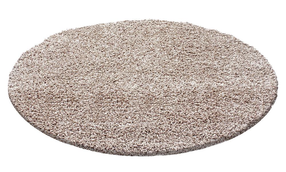 Deco Tapis Tapis Shaggy Uni Rond