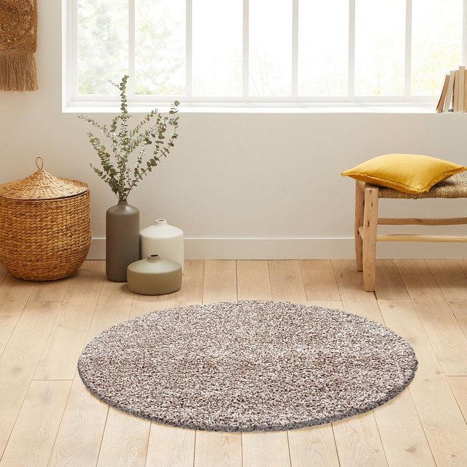 deco tapis Tapis Shaggy Uni Rond