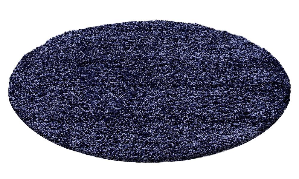 Deco Tapis Tapis Shaggy Uni Rond
