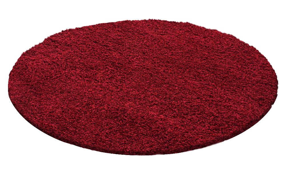 Deco Tapis Tapis Shaggy Uni Rond