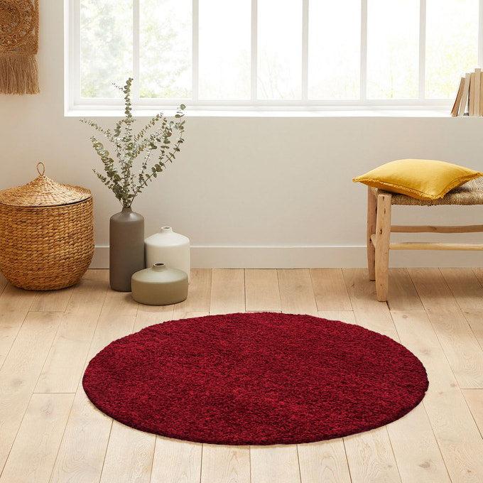 deco tapis Tapis Shaggy Uni Rond