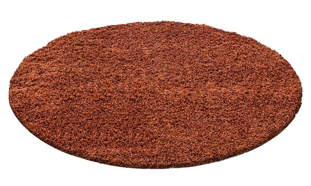 Deco Tapis Tapis Shaggy Uni Rond